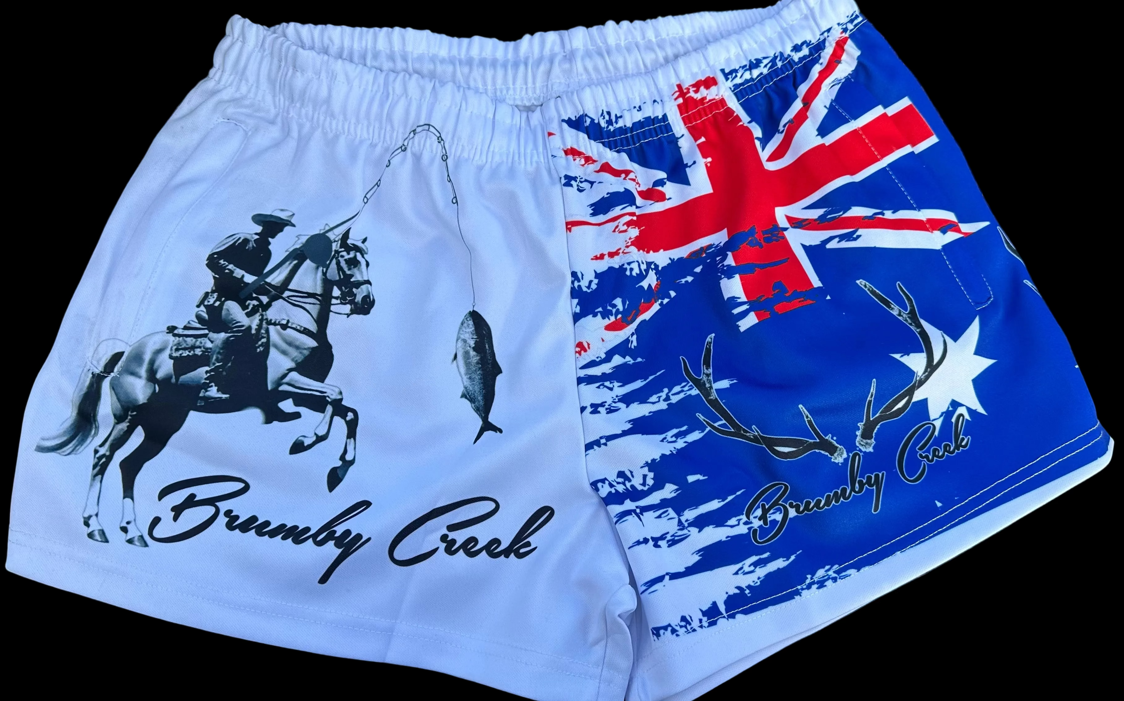Cowboy Fishing Footy Shorts