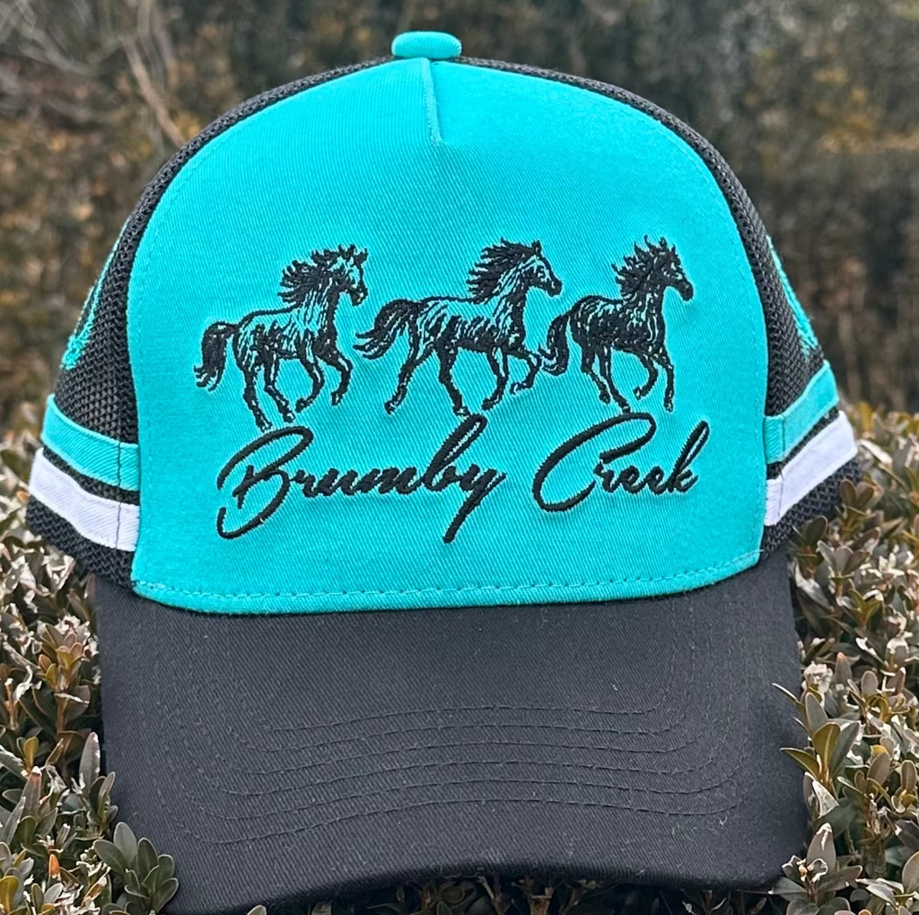 Brumby Creek Trucker Cap- Blue