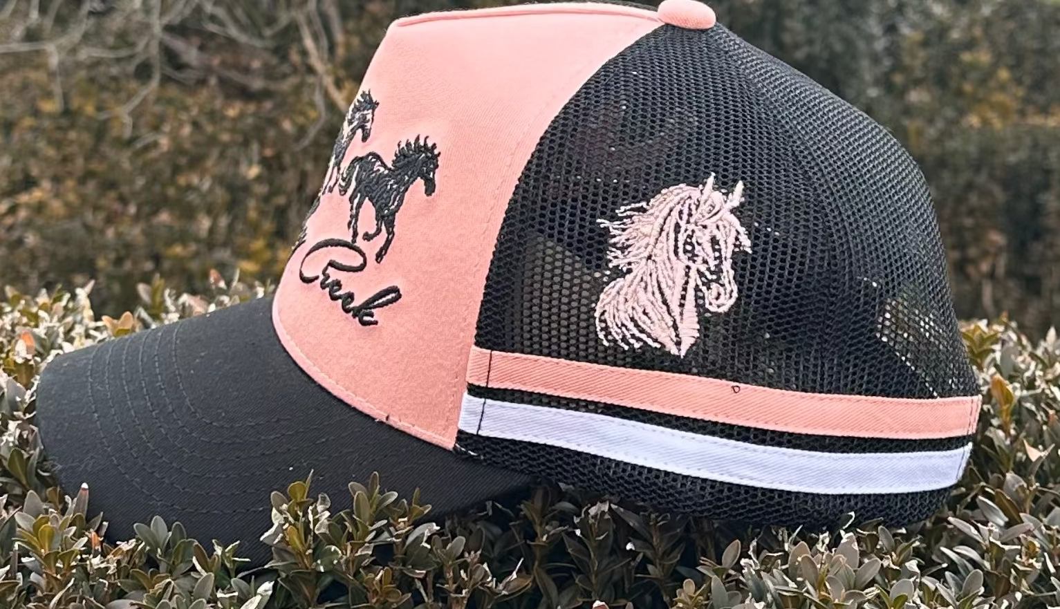 Brumby Creek Trucker Cap- Pink